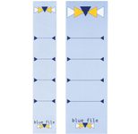 bluefile Ordneretiketten für 5 cm Rückenbreite 34,0 x 190,0 mm