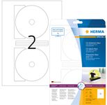HERMA CD-Etiketten CD-Etiketten,maxi, Ø 116 mm 5115 weiß