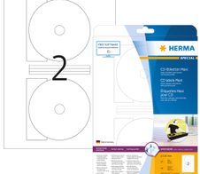 HERMA CD-Etiketten CD-Etiketten,maxi, Ø 116 mm 5115 weiß