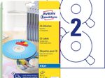 AVERY Zweckform CD-Etiketten ClassicSize C6074-20 weiß