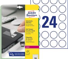 AVERY Zweckform Sicherheitsetiketten 40,0 x 40,0 mm