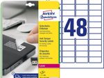 AVERY Zweckform Sicherheitsetiketten 45,7 x 21,2 mm