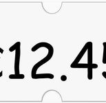 PrinterLabels AS Preisetiketten 21,6 x 12,0 mm