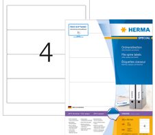 HERMA Ordneretiketten 59,0 x 192,0 mm weiß