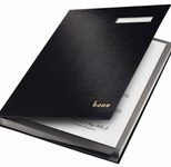 bene Unterschriftenmappe für DIN A4 schwarz