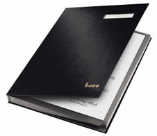 bene Unterschriftenmappe für DIN A4 schwarz
