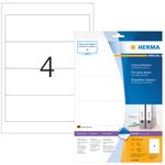 HERMA Ordneretiketten 61,0 x 192,0 mm weiß