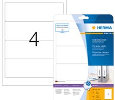 HERMA Ordneretiketten 61,0 x 192,0 mm weiß