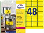 AVERY Zweckform wetterfeste Folienetiketten 45,7 x 21,2 mm