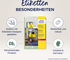 AVERY Zweckform wetterfeste Folienetiketten 45,7 x 21,2 mm