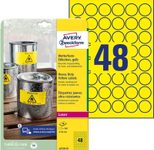 AVERY Zweckform wetterfeste Folienetiketten 30,0 x 30,0 mm