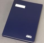 dots Unterschriftenmappe für DIN A4 blau