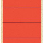 LEITZ Ordneretiketten für 8 cm Rückenbreite 61,5 x 285,0 mm
