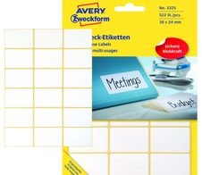 AVERY Zweckform Etiketten 38,0 x 24,0 mm
