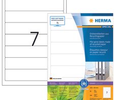 HERMA Ordneretiketten 38,0 x 192,0 mm weiß