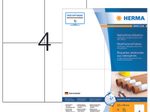 HERMA wetterfeste Etiketten 10773 weiß 105,0 x 148,0 mm