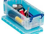 Really Useful Box Aufbewahrungsbox 0,9 l - 22,0 x 10,0 x 7,0 cm transparent