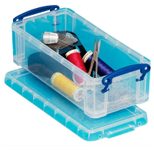 Really Useful Box Aufbewahrungsbox 0,9 l - 22,0 x 10,0 x 7,0 cm transparent