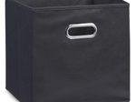 Zeller Aufbewahrungsbox 30,0 l - 32,0 x 32,0 x 32,0 cm schwarz