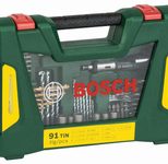 BOSCH Bohrer- und Bit-Set V-Line 91-teilig