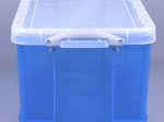 Really Useful Box Aufbewahrungsbox 35,0 l - 48,0 x 39,0 x 31,0 cm transparent, blau