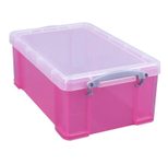 Really Useful Box Aufbewahrungsbox 9,0 l - 39,5 x 25,5 x 15,5 cm transparent, pink