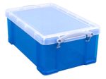 Really Useful Box Aufbewahrungsbox 9,0 l - 39,5 x 25,5 x 15,5 cm transparent, blau