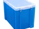 Really Useful Box Aufbewahrungsbox 19,0 l - 39,5 x 25,5 x 29,0 cm transparent, blau