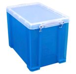 Really Useful Box Aufbewahrungsbox 19,0 l - 39,5 x 25,5 x 29,0 cm transparent, blau