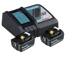 Power Source Kit 2x Akku BL1850B 18V 5,0 Ah, Schnellladegerät DC18RC