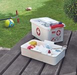 sunware® Erste-Hilfe-Box the q-line 6,0 l - 30,0 x 20,0 x 14,5 cm weiß/rot