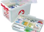 sunware® Erste-Hilfe-Box the q-line 22,0 l - 40,0 x 30,0 x 26,0 cm weiß/rot