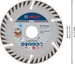 BOSCH Diamant-Trennscheibe Standard for Universal