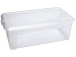 flink & sauber Aufbewahrungsbox 5,0 l - 33,5 x 19,0 x 11,0 cm transparent