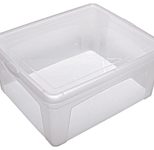 flink & sauber Aufbewahrungsbox 17,0 l - 40,0 x 35,0 x 17,0 cm transparent