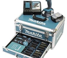 makita DHP482RFX9 Akku-Schlagbohrschrauber-Set