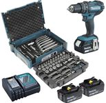 makita Akku-Schlagbohrschrauber-Set DHP482JX13