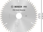 BOSCH Multi Material Kreissägeblatt 1 St.