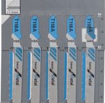 BOSCH T 118 A Stichsägeblätter 5 St.