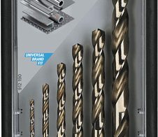 BOSCH Metallbohrer-Set Robust Line HSS Cobalt-Legierung 6-teilig