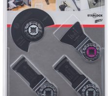 BOSCH Boden-/Einbau-Set Segment- und Tauchsägeblätter-Set 4-teilig