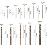 BOSCH Metallbohrer-Set Pro Box HSS-Cobalt-Legierung 19-teilig