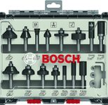 BOSCH Fräser-Set Mixed Set 15-teilig
