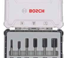 BOSCH Nutfräser-Set Standard for Wood 6-teilig