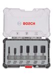 BOSCH Nutfräser-Set Standard for Wood 6-teilig