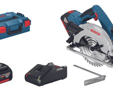 BOSCH Professional Akku-Handkreissäge-Set GKS 18V-57 G 2x 4.0Ah+L