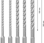BOSCH Hammerbohrer-Set EXPERT SDS plus-7X 5-teilig