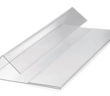 DURABLE Kennzeichnungstaschen 1/2 DIN A5  quer transparent