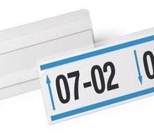 DURABLE Etikettentaschen 1/2 DIN A5 quer transparent