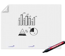 Legamaster Flipchart-Folie 90,0 x 120,0 cm